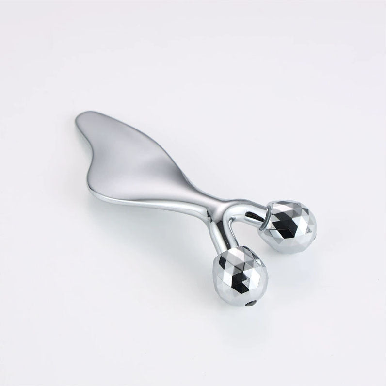 Zinc Alloy Manual Facial Massage Roller