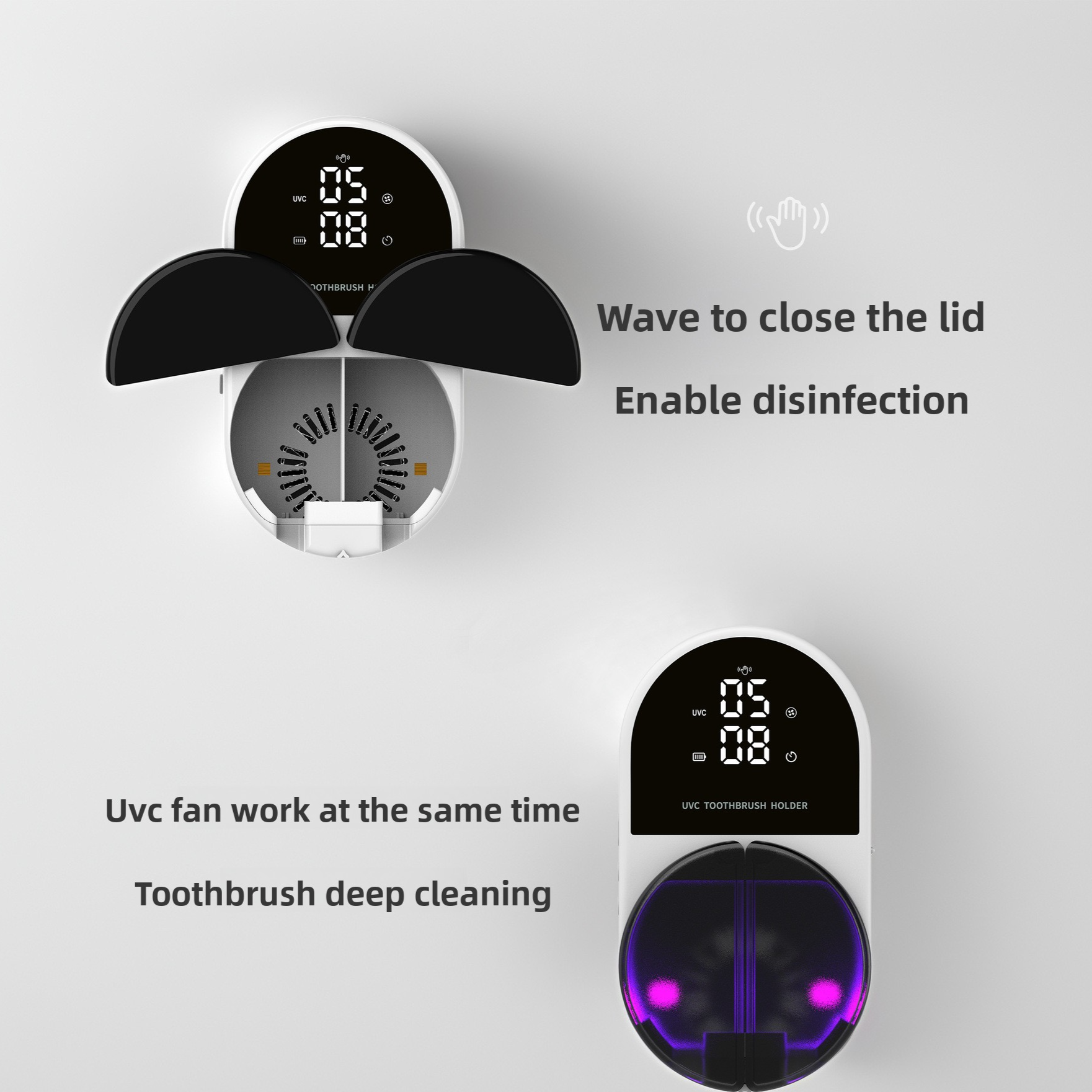 Smart UV Toothbrush Sterilizer
