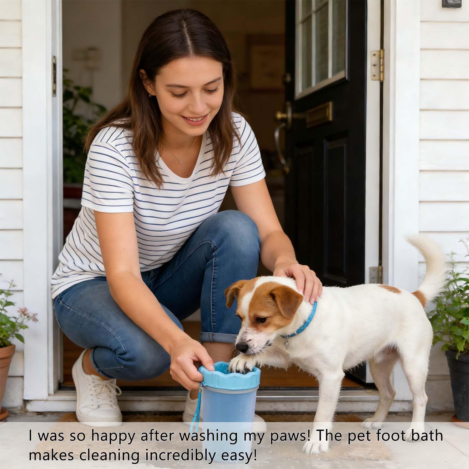 Ultimate Dog Paw Cleaner and Washer Kit with Soft Towel - Keep Your Home Mud-Free!