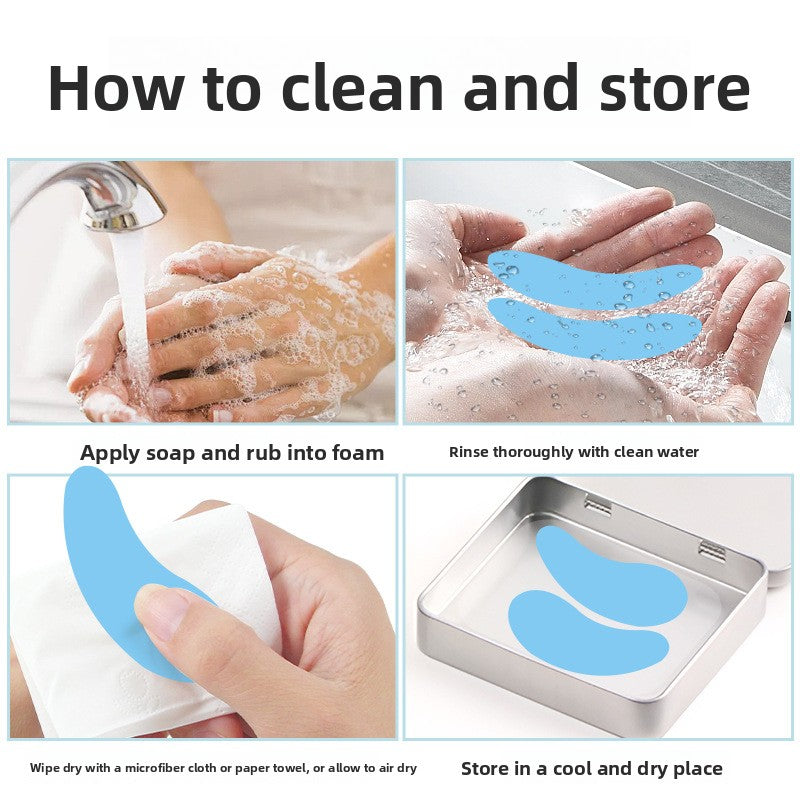 Reusable Silicone Eye and Neck Patches