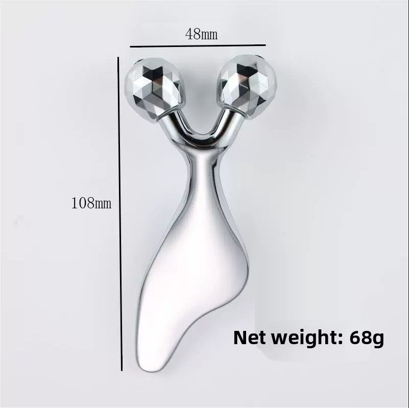 Zinc Alloy Manual Facial Massage Roller