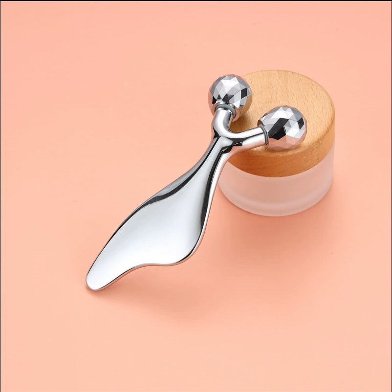Zinc Alloy Manual Facial Massage Roller